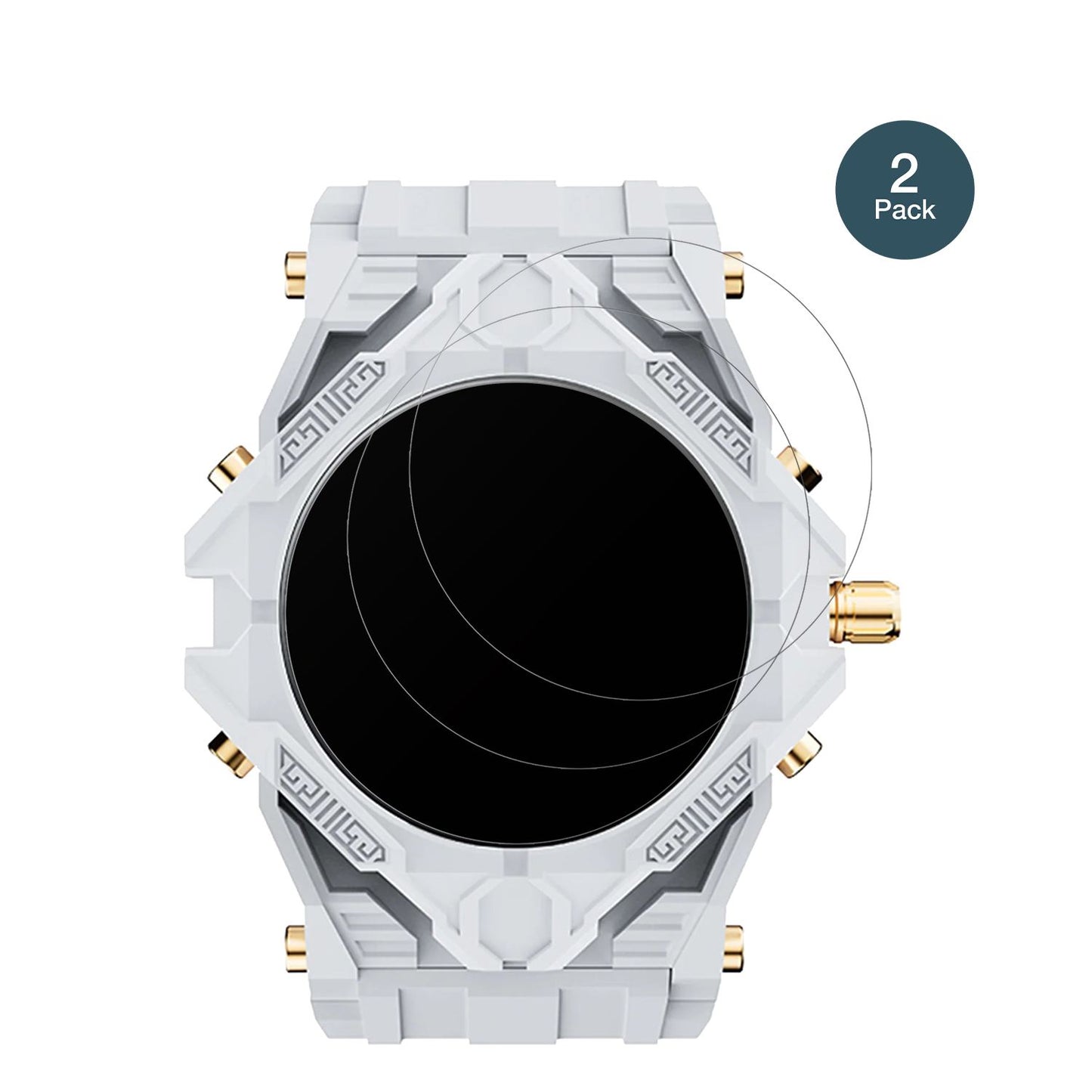 2x 9H Schutzfolie matt für Rogbid T.rex Smartwatch Panzerfolie