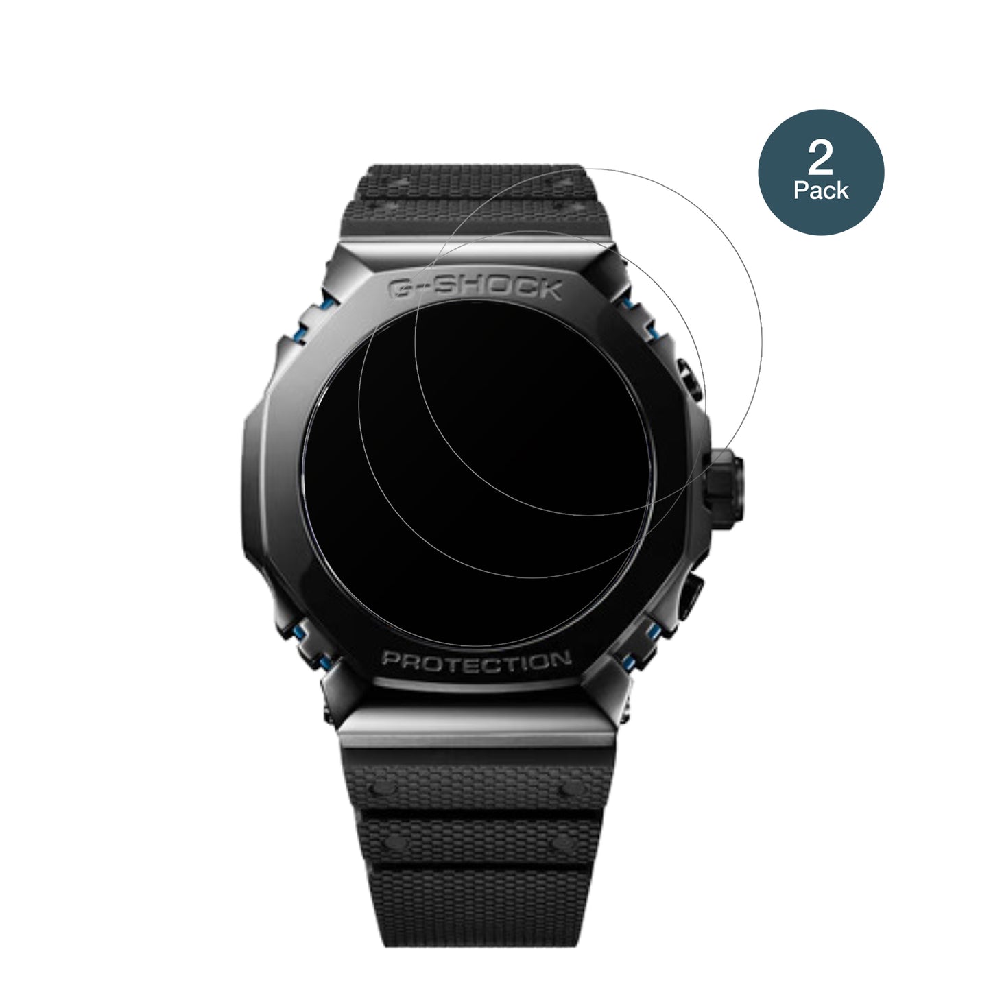 2x 9H Schutzfolie matt für Casio G-Shock MRG-B2100R Panzerfolie