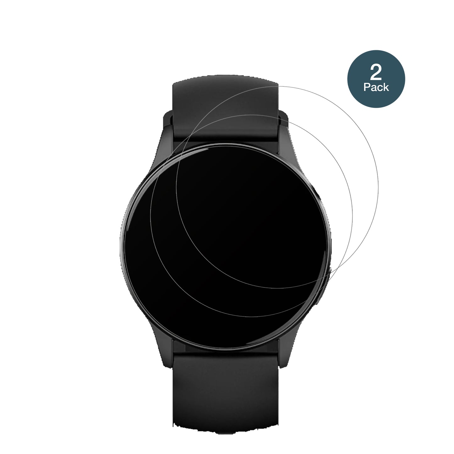2x 9H Schutzfolie matt für 360Grad FITSmartWatch LIGHT 2 2025 Panzerfolie