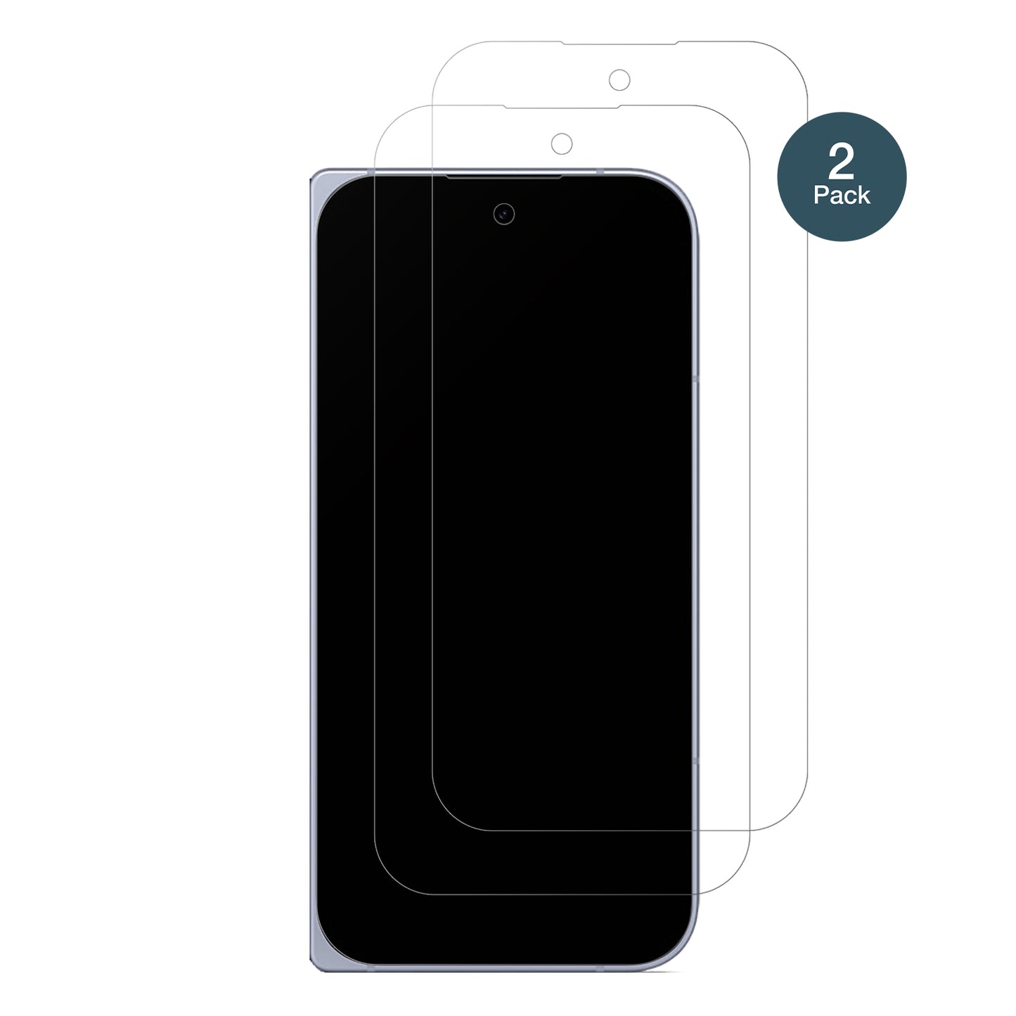 2x 9H Schutzfolie matt für Google Pixel 10 Pro Fold Aussen-Display Panzerfolie