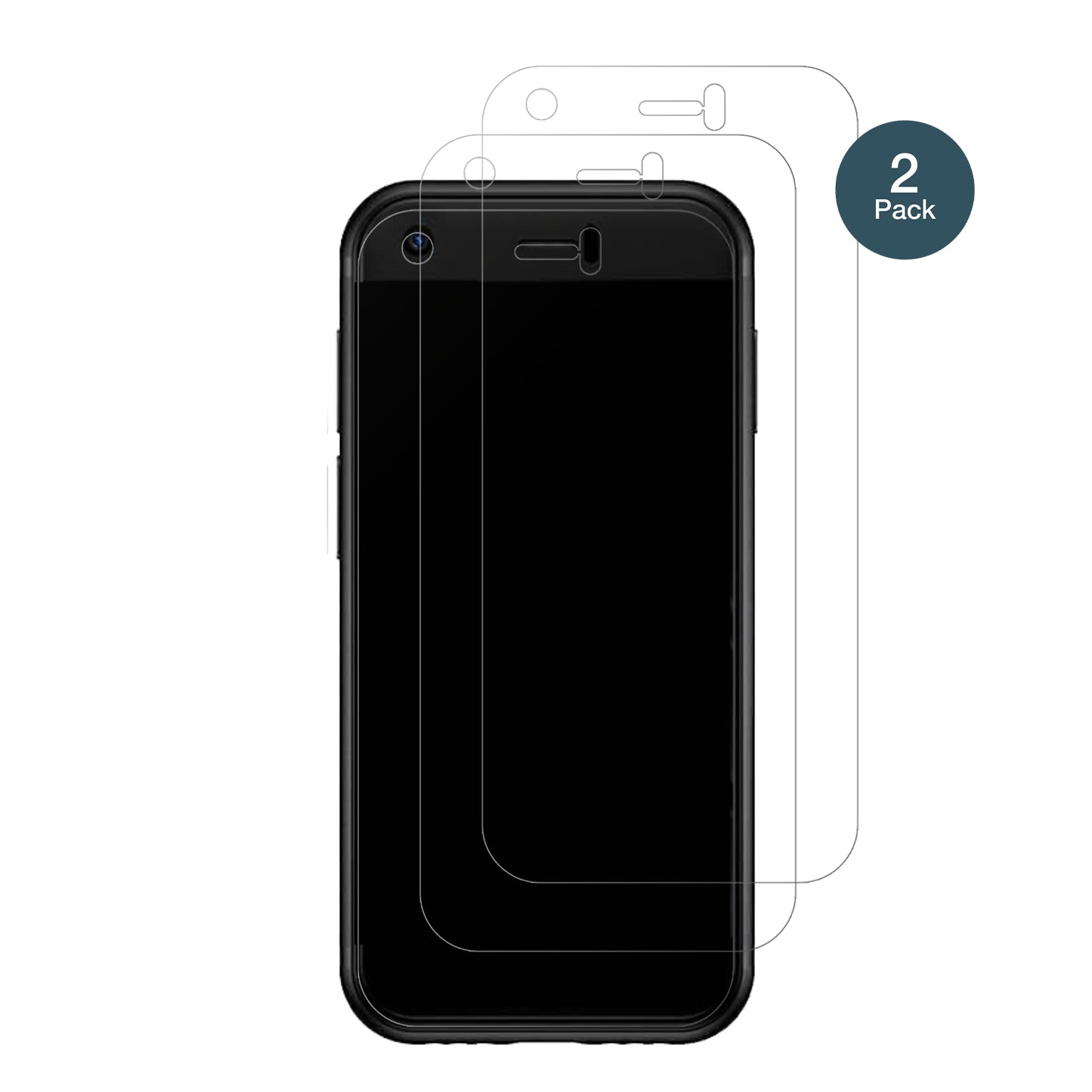 2x 9H Schutzfolie matt für YOHOPE 3G Mini Handy Panzerfolie