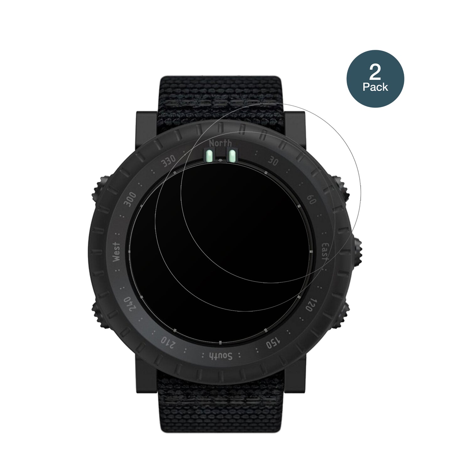 2x 9H Schutzfolie matt für Suunto Core Alpha Panzerfolie