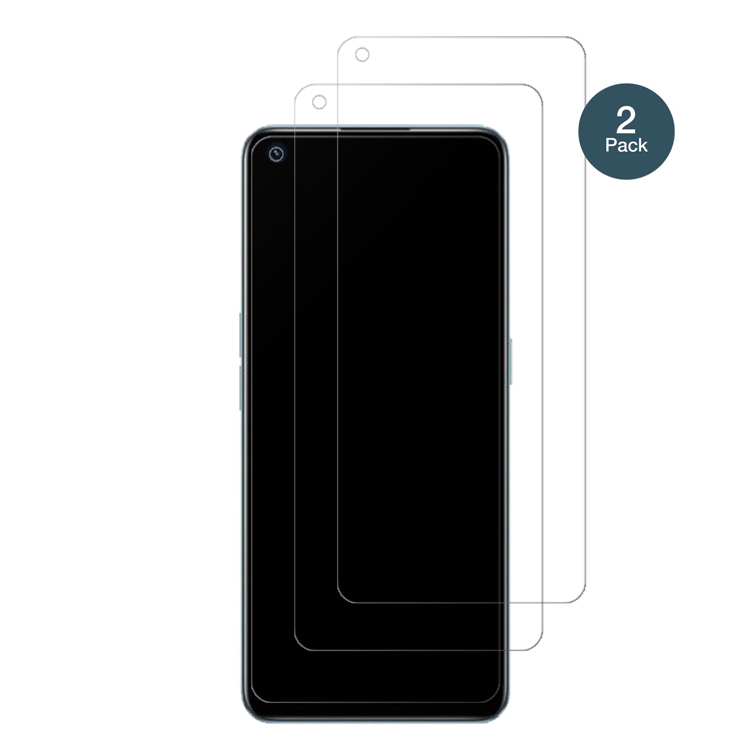 Realme9 Pro Plus mit aufgebrachter dipos Panzerfolie, die lästige Fingerabdrücke minimiert