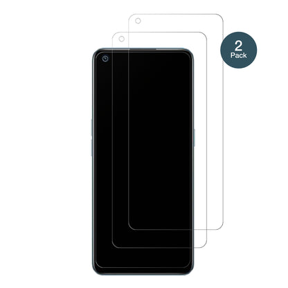Realme9 Pro Plus mit aufgebrachter dipos Panzerfolie, die lästige Fingerabdrücke minimiert