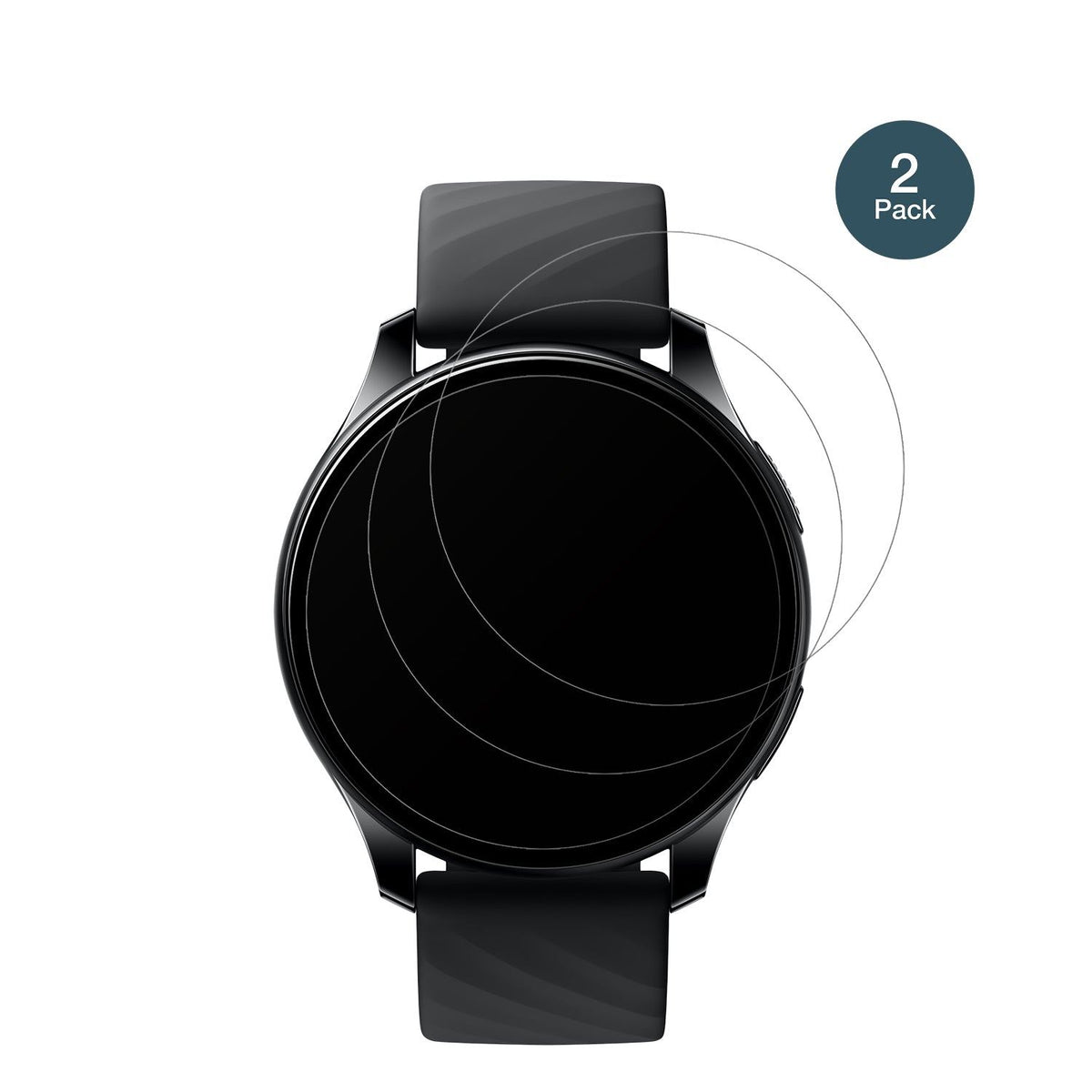 2x 9H Schutzfolie matt für OnePlus Nord Smartwatch Panzerfolie