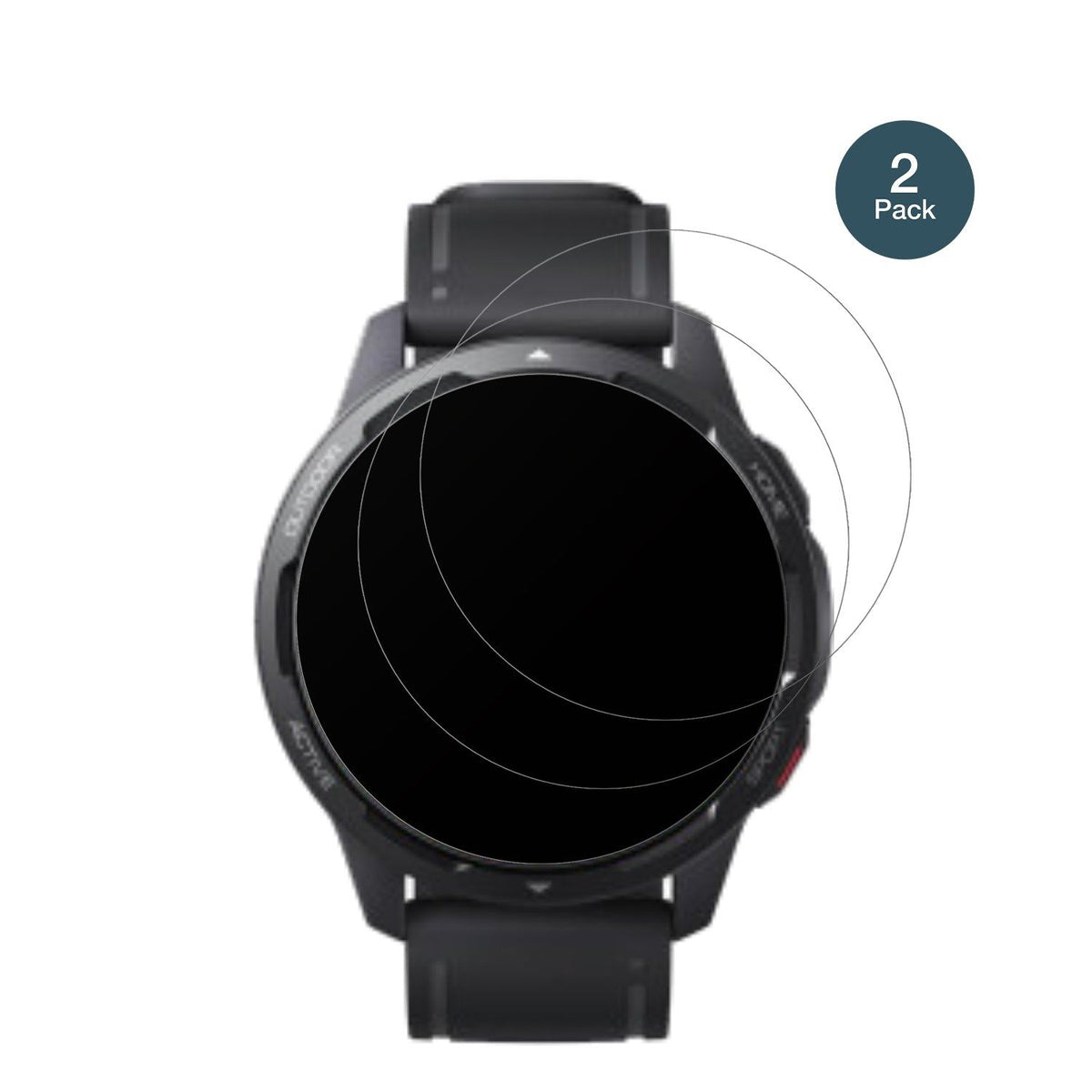 1x 9H Schutzfolie matt für Xiaomi Watch S1 Active Panzerfolie
