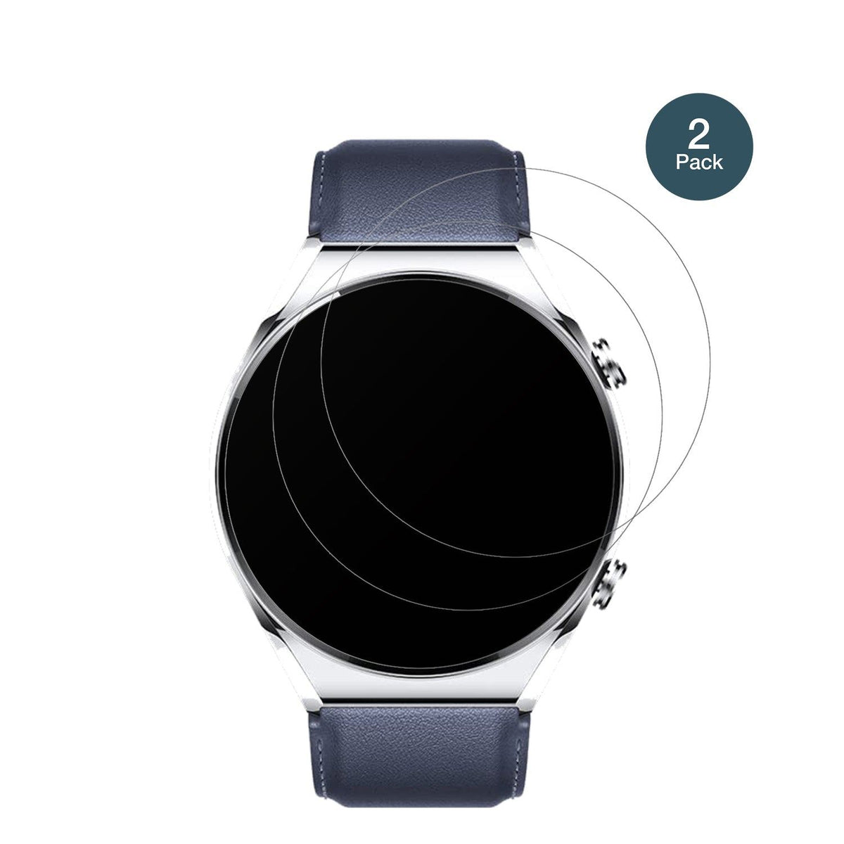 1x 9H Schutzfolie matt für Xiaomi Watch S1 Panzerfolie