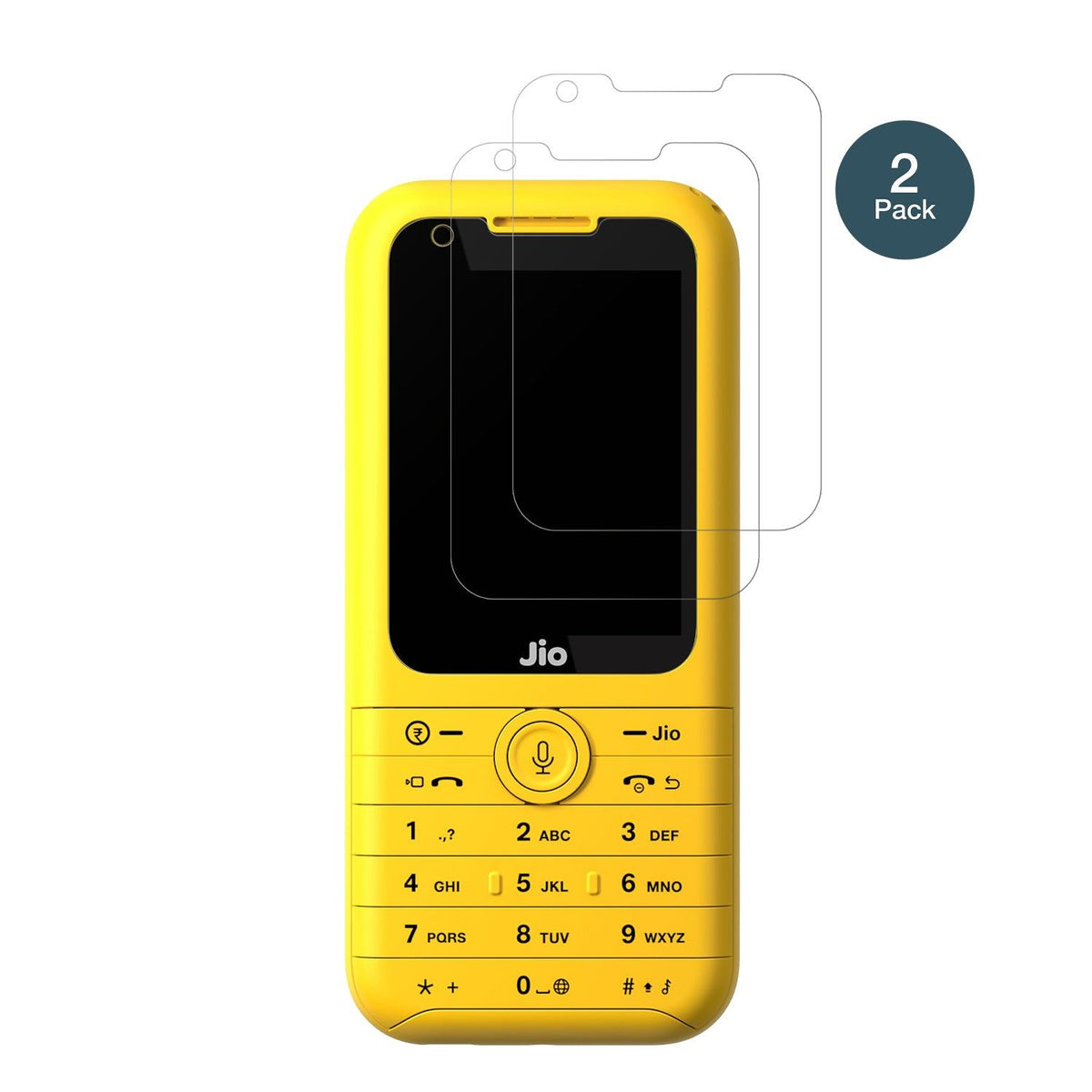 2x 9H Schutzfolie matt für Jio Phone Prima Panzerfolie