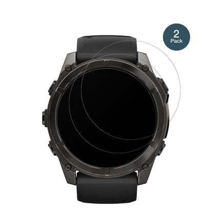 2x 9H Schutzfolie matt für Garmin Fenix 7x Pro 51mm Panzerfolie