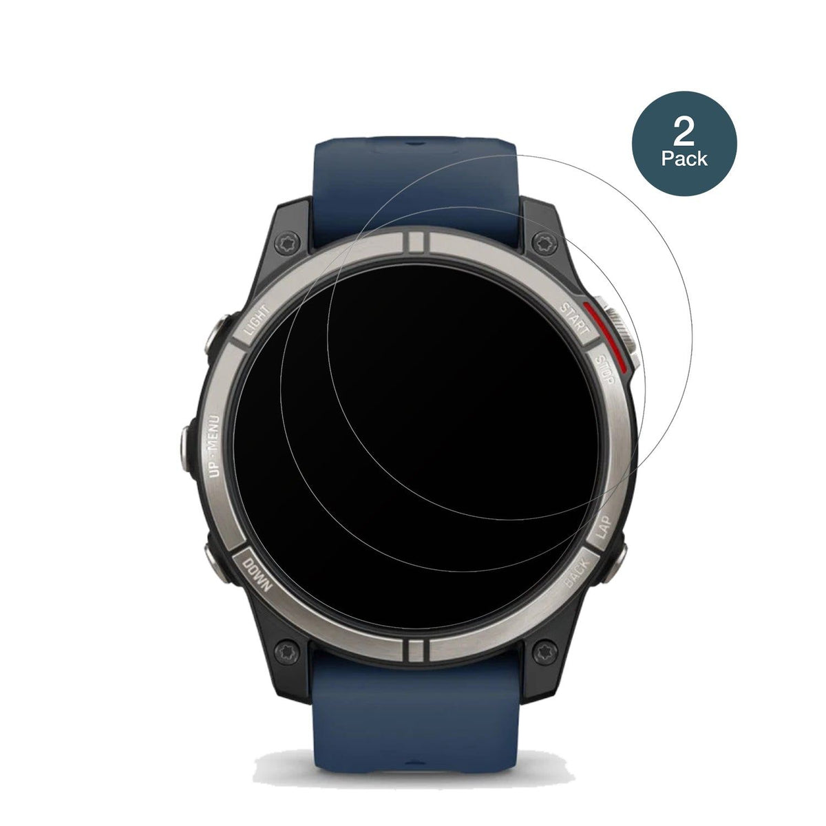 2x 9H Schutzfolie matt für Garmin quatrix 7 Pro Panzerfolie