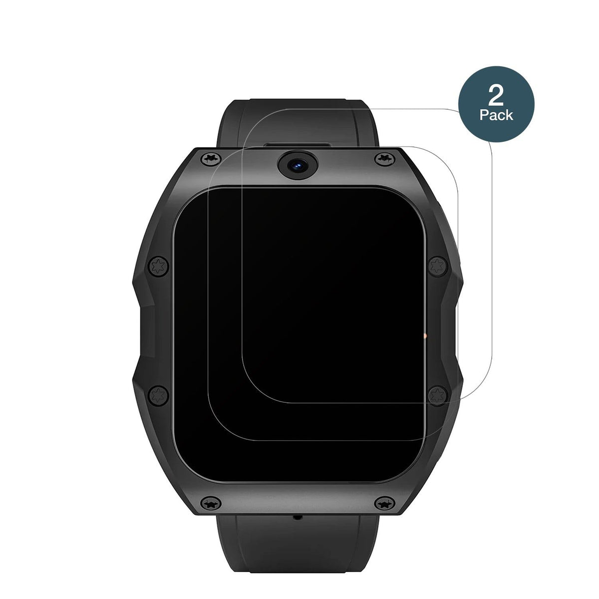 2x 9H Schutzfolie matt für Rogbid Model X Smartwatch Panzerfolie