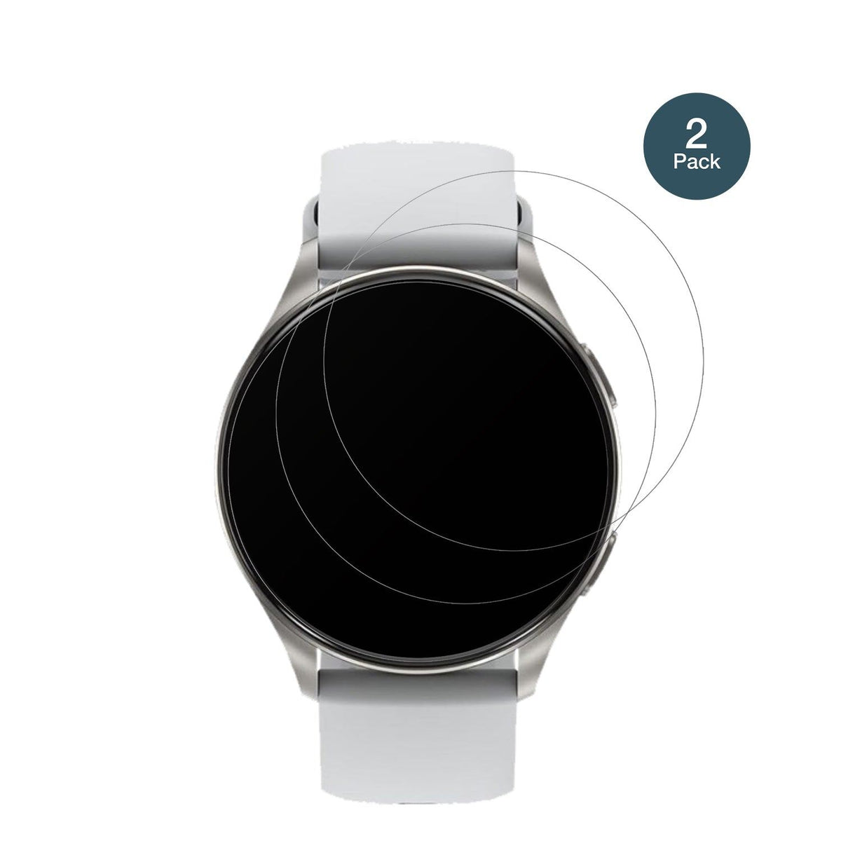 2x 9H Schutzfolie matt für Baolubao W60 Smartwatch Panzerfolie