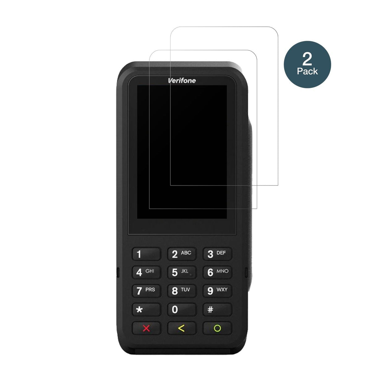 2x 9H Schutzfolie matt für Verifone P630 Panzerfolie