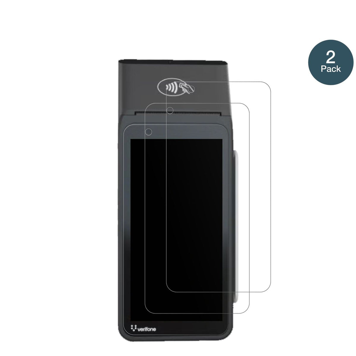 2x 9H Schutzfolie matt für Verifone V660p Panzerfolie