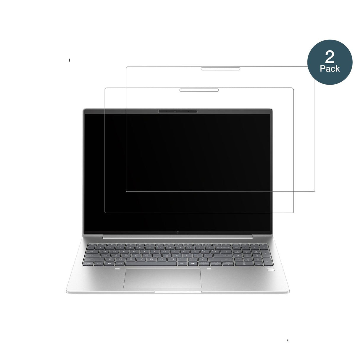 2x 9H Schutzfolie matt für HP Elitebook 665 G11 Panzerfolie
