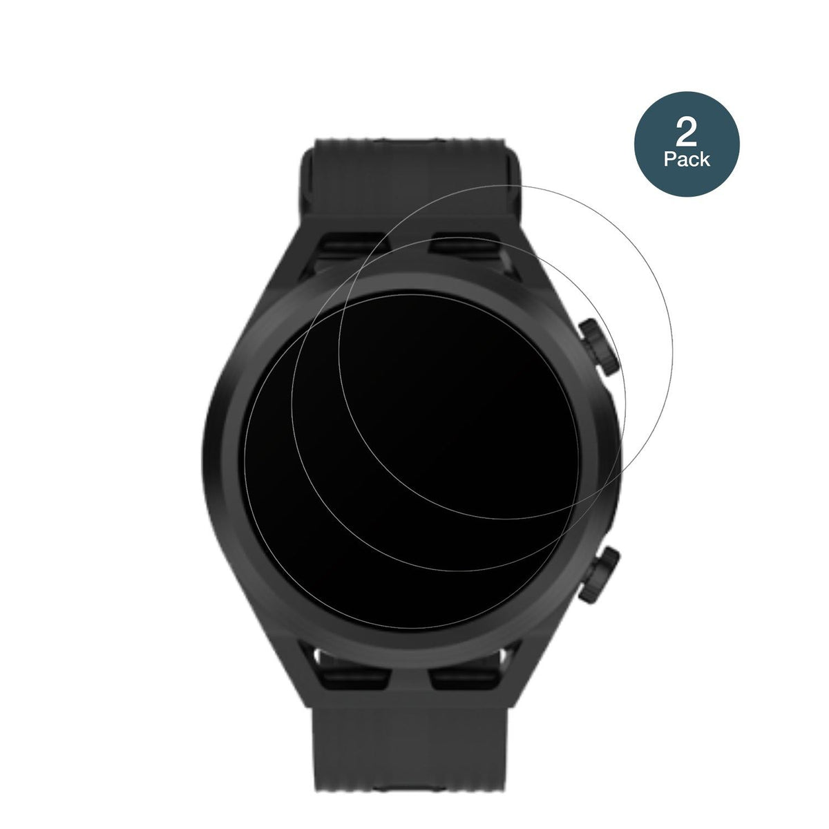 2x 9H Schutzfolie matt für Blackview R8 Pro Smartwatch Panzerfolie