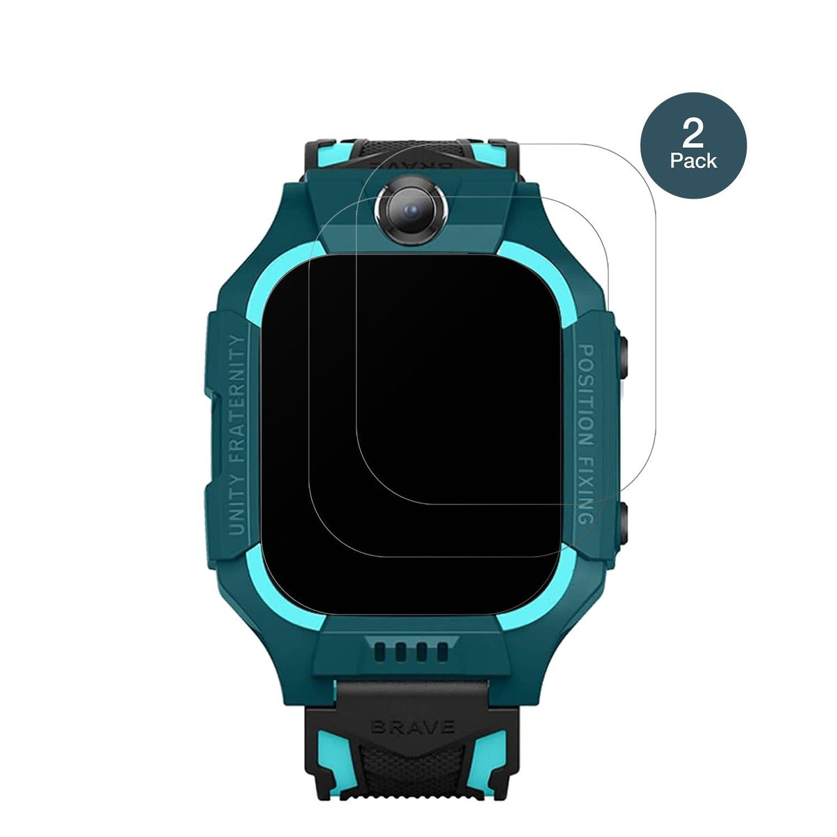2x 9H Schutzfolie matt für xO Kids Smartwatch H100 Panzerfolie