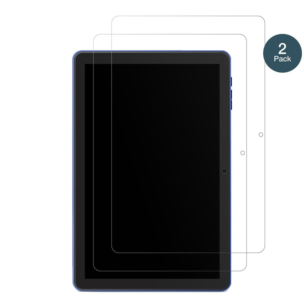 2x 9H Schutzfolie matt für Pritom 10 Zoll Tablet Panzerfolie