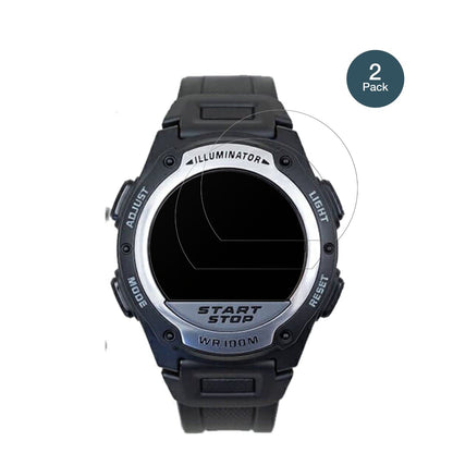 2x 9H Schutzfolie matt für Casio W-756 Panzerfolie