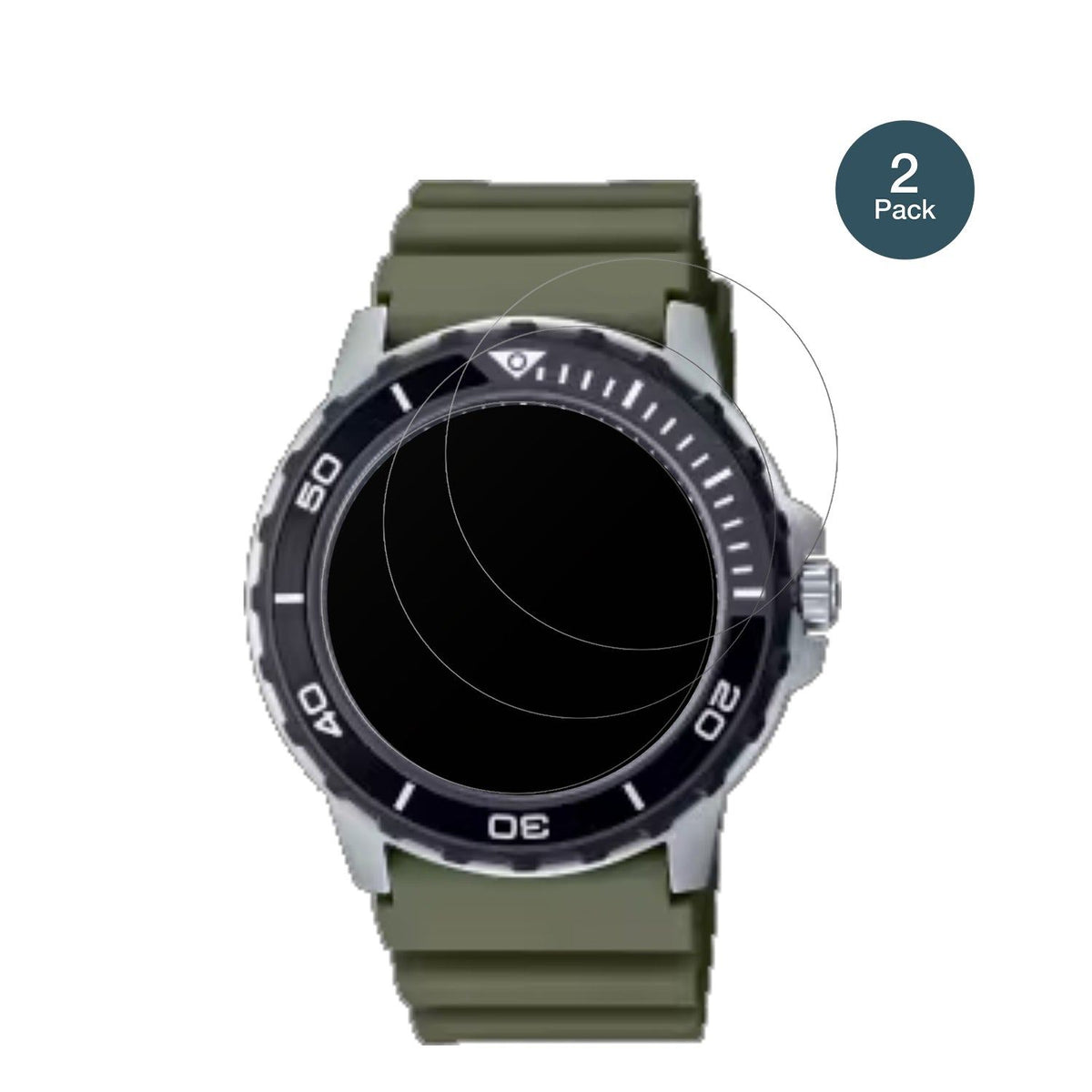 2x 9H Schutzfolie matt für Casio MTD-125D Panzerfolie
