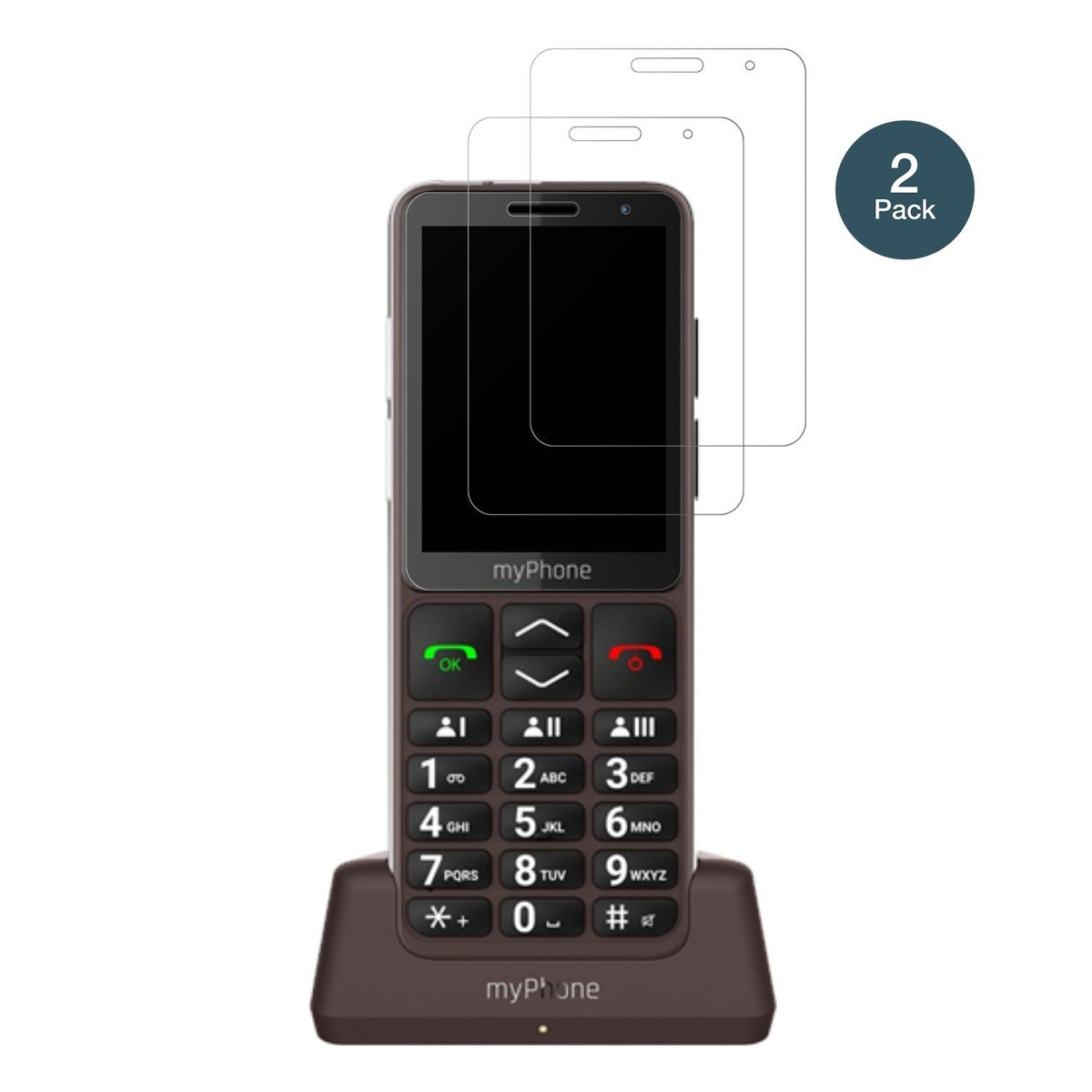 2x 9H Schutzfolie matt für myPhone Bueno LTE Panzerfolie