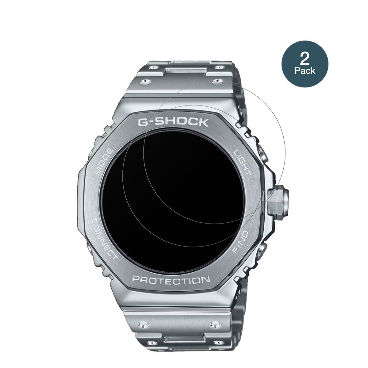 2x 9H Schutzfolie matt für Casio G-Shock GM-B2100D Panzerfolie
