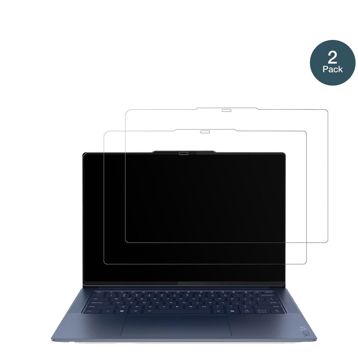 2x 9H Schutzfolie matt für Lenovo Yoga Slim 7 14Q8X9 Panzerfolie