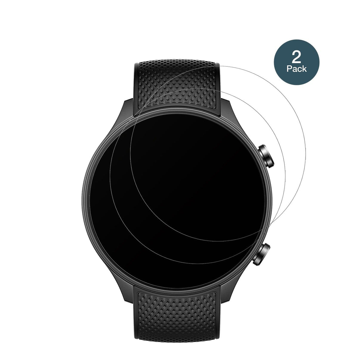 2x 9H Schutzfolie matt für OnePlus Watch 2R Panzerfolie
