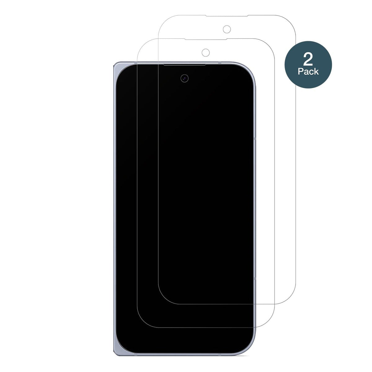 2x 9H Schutzfolie matt für Google Pixel 10 Pro Fold Aussen-Display Panzerfolie