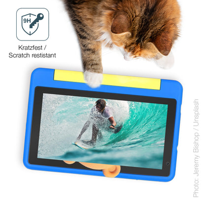 2x 9H Schutzfolie matt für Happybe Kids Tablet 7 Zoll Panzerfolie