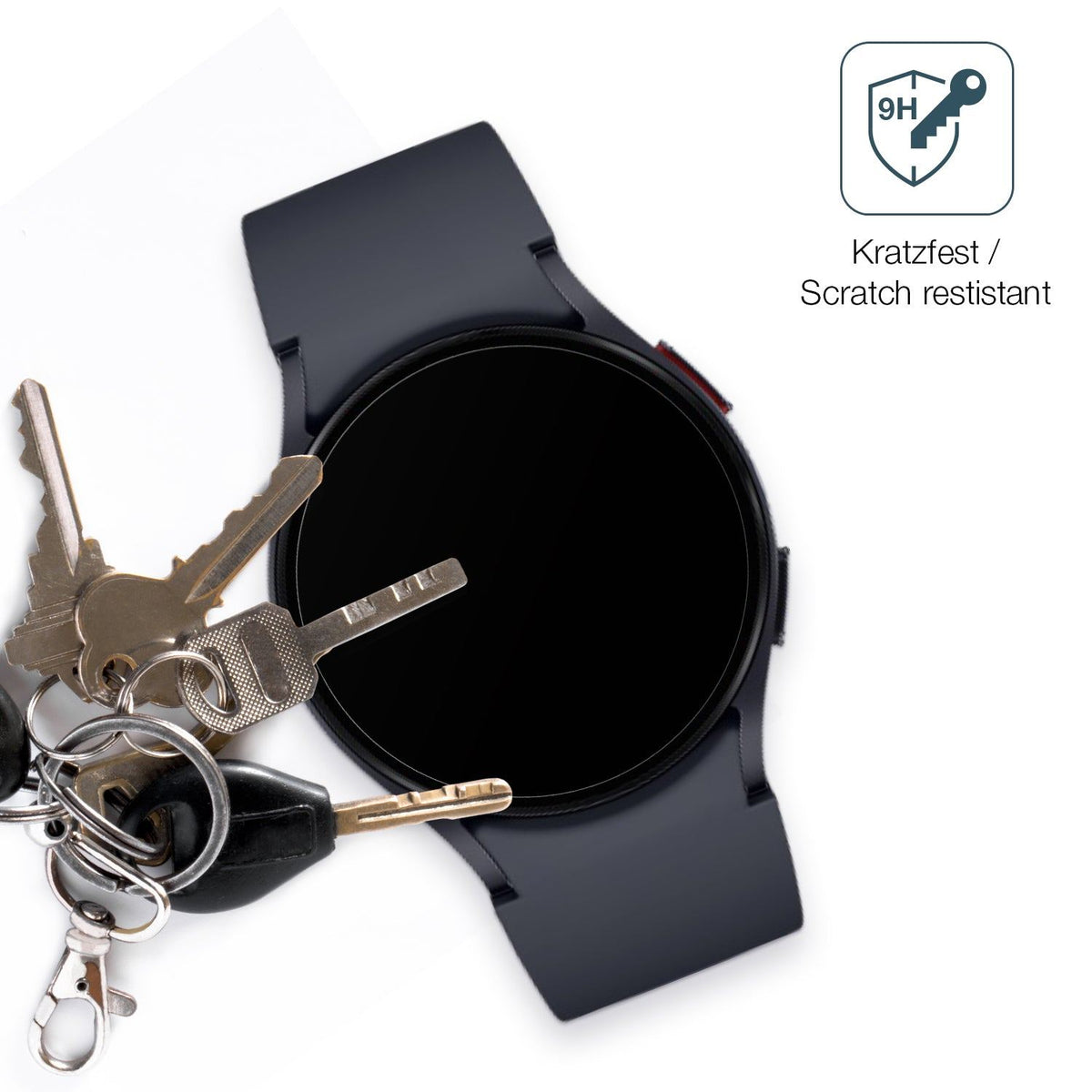 2x 9H Schutzfolie matt für Samsung Galaxy Watch 6 40mm Panzerfolie