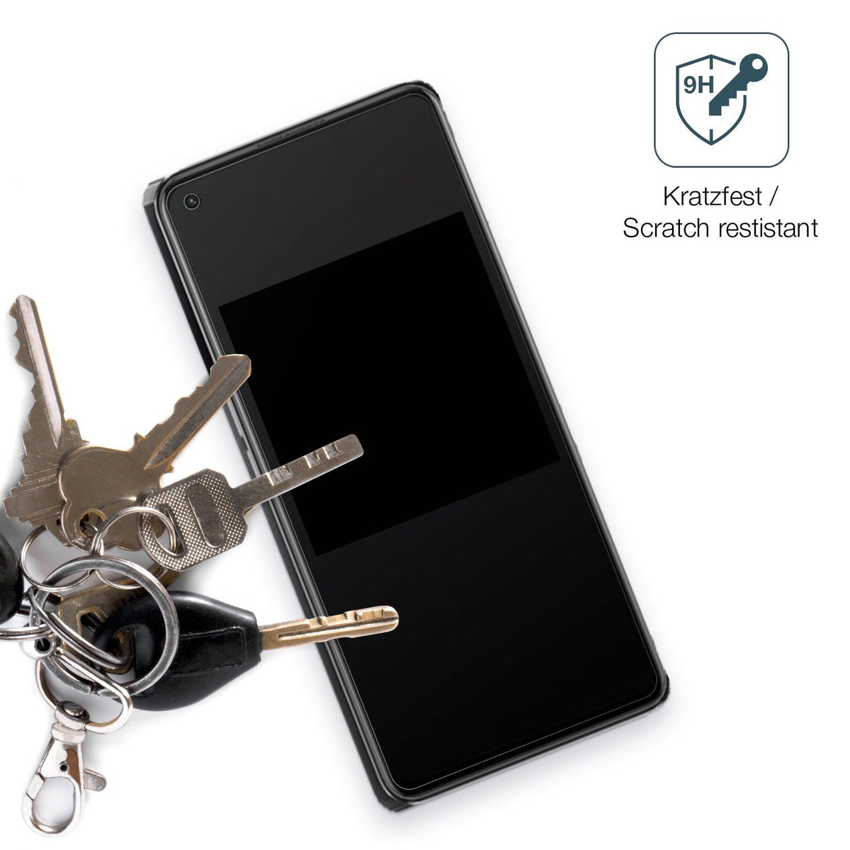 1x 9H Schutzfolie matt für Oppo K10 Pro Panzerfolie