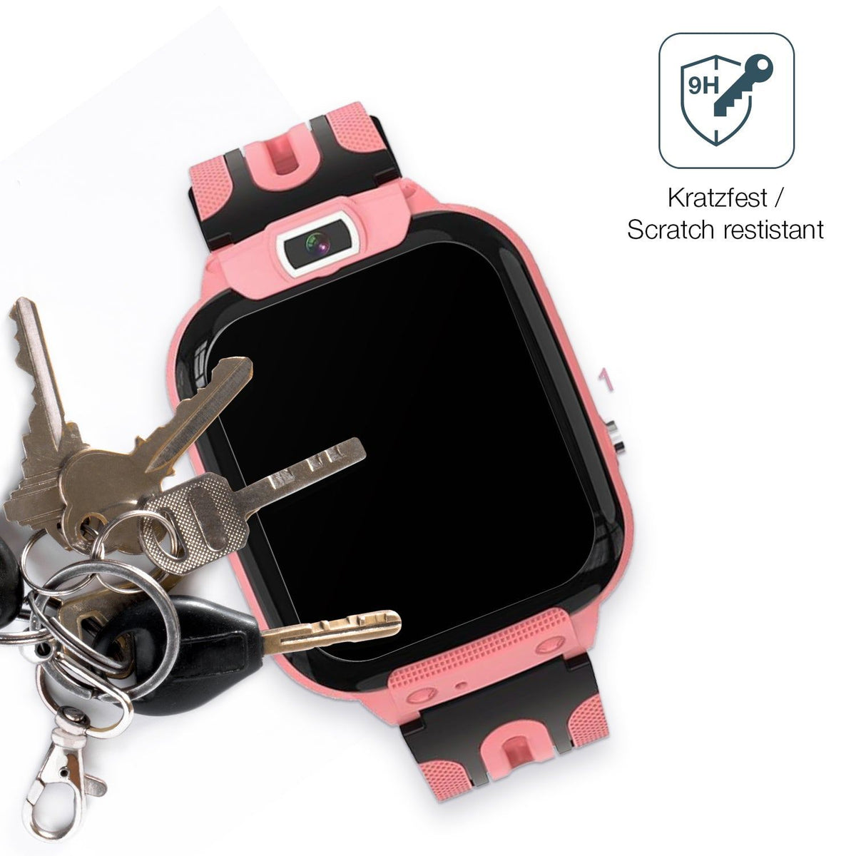 2x 9H Schutzfolie matt für Clleylise Kinder Smartwatch Panzerfolie