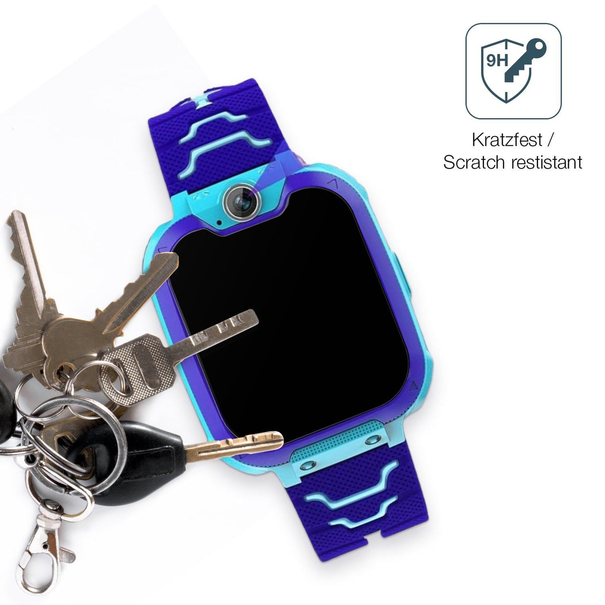 2x 9H Schutzfolie matt für Jubunrer Bleu Kids Smartwatch Panzerfolie