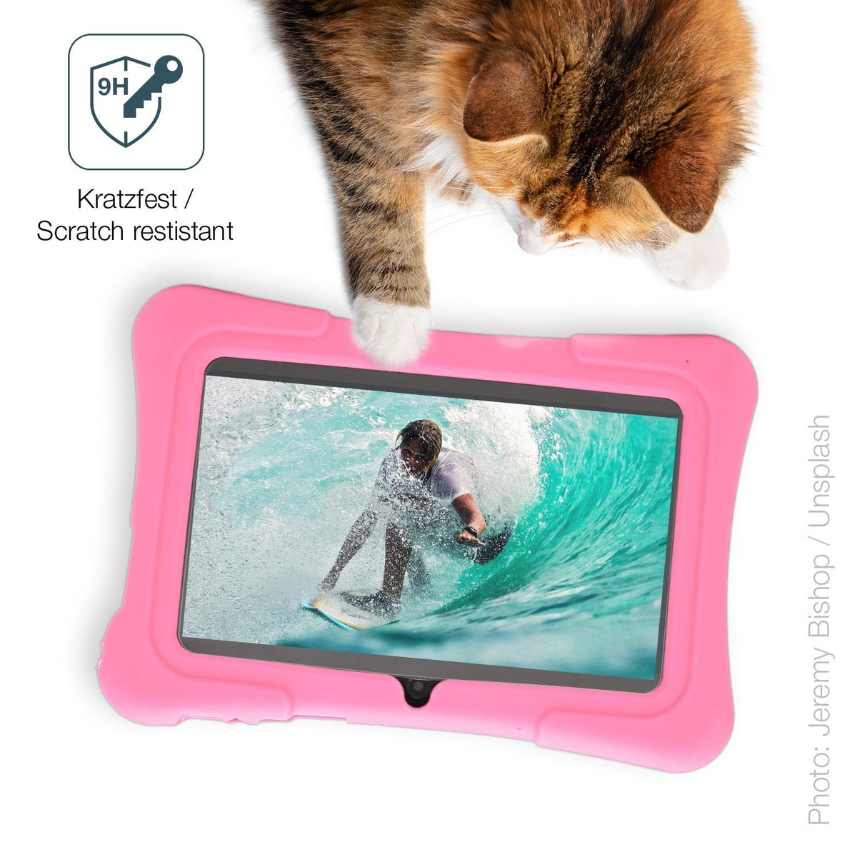 2x 9H Schutzfolie matt für Plyisty Kids Tablet 7 Zoll Panzerfolie