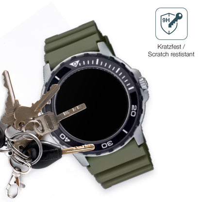2x 9H Schutzfolie matt für Casio MTD-125D Panzerfolie
