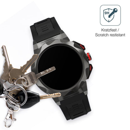 2x 9H Schutzfolie matt für Loyewaier 2 Zoll Smartwatch Panzerfolie