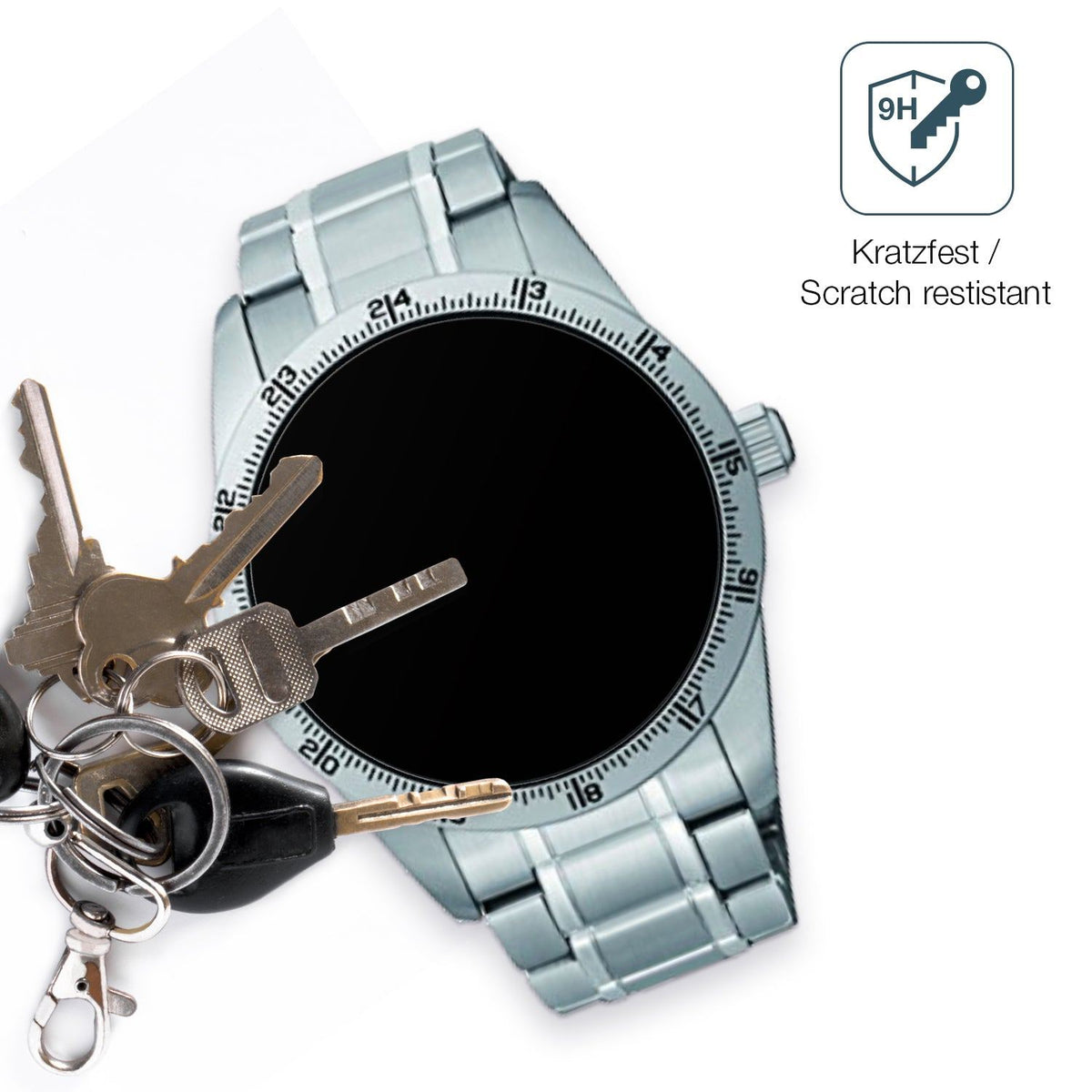 2x 9H Schutzfolie matt für Seiko 5 Sports SRP513K1 Panzerfolie