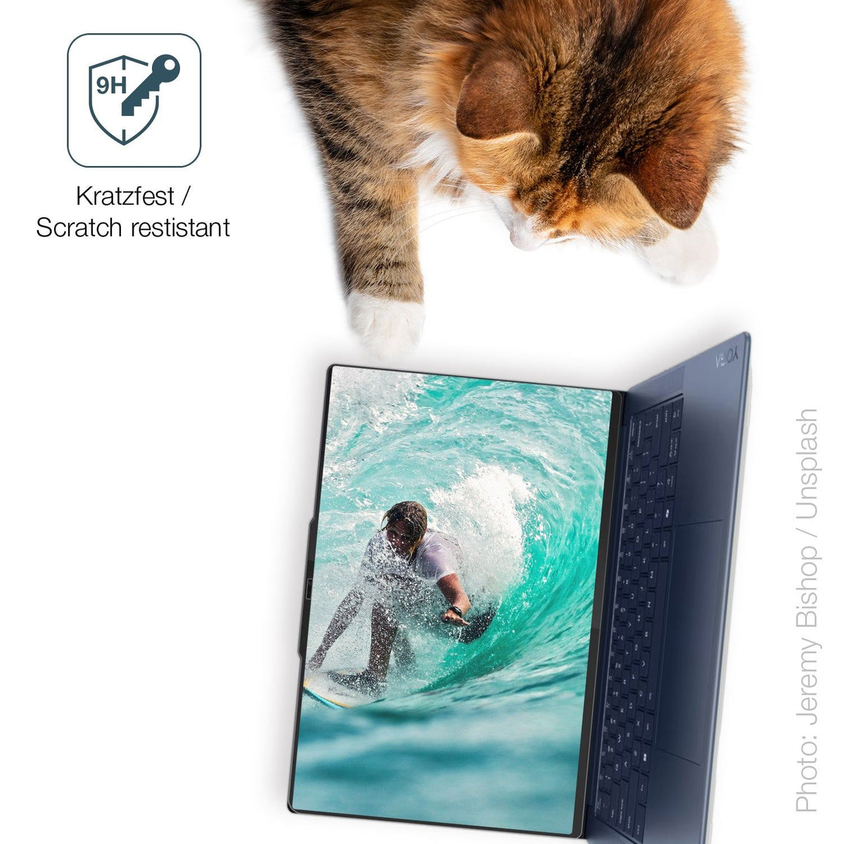 2x 9H Schutzfolie matt für Lenovo Yoga Slim 7 14Q8X9 Panzerfolie