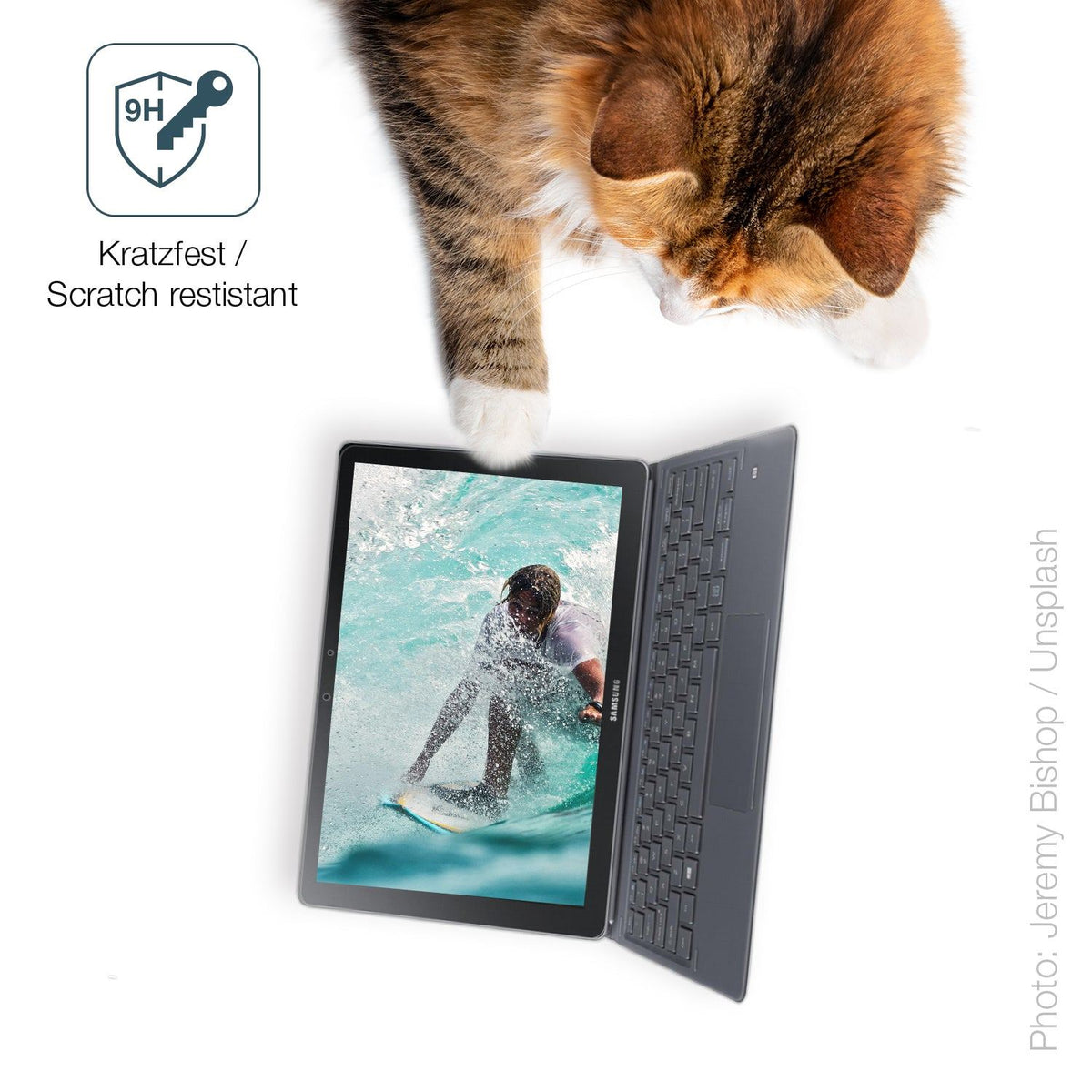 2x 9H Schutzfolie matt für Samsung Galaxy Book W720 12 Zoll Panzerfolie
