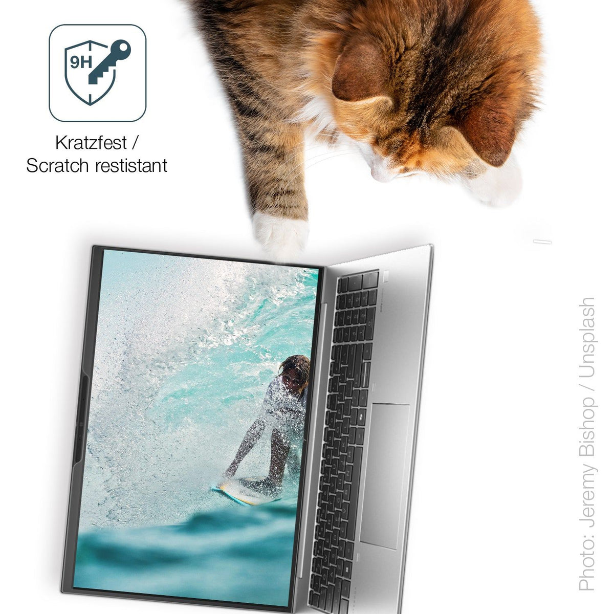 2x 9H Schutzfolie matt für HP EliteBook 860 G11 16 Zoll Panzerfolie