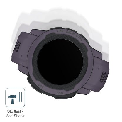 2x 9H Schutzfolie matt für Garmin Instinct 2S (45mm) Panzerfolie