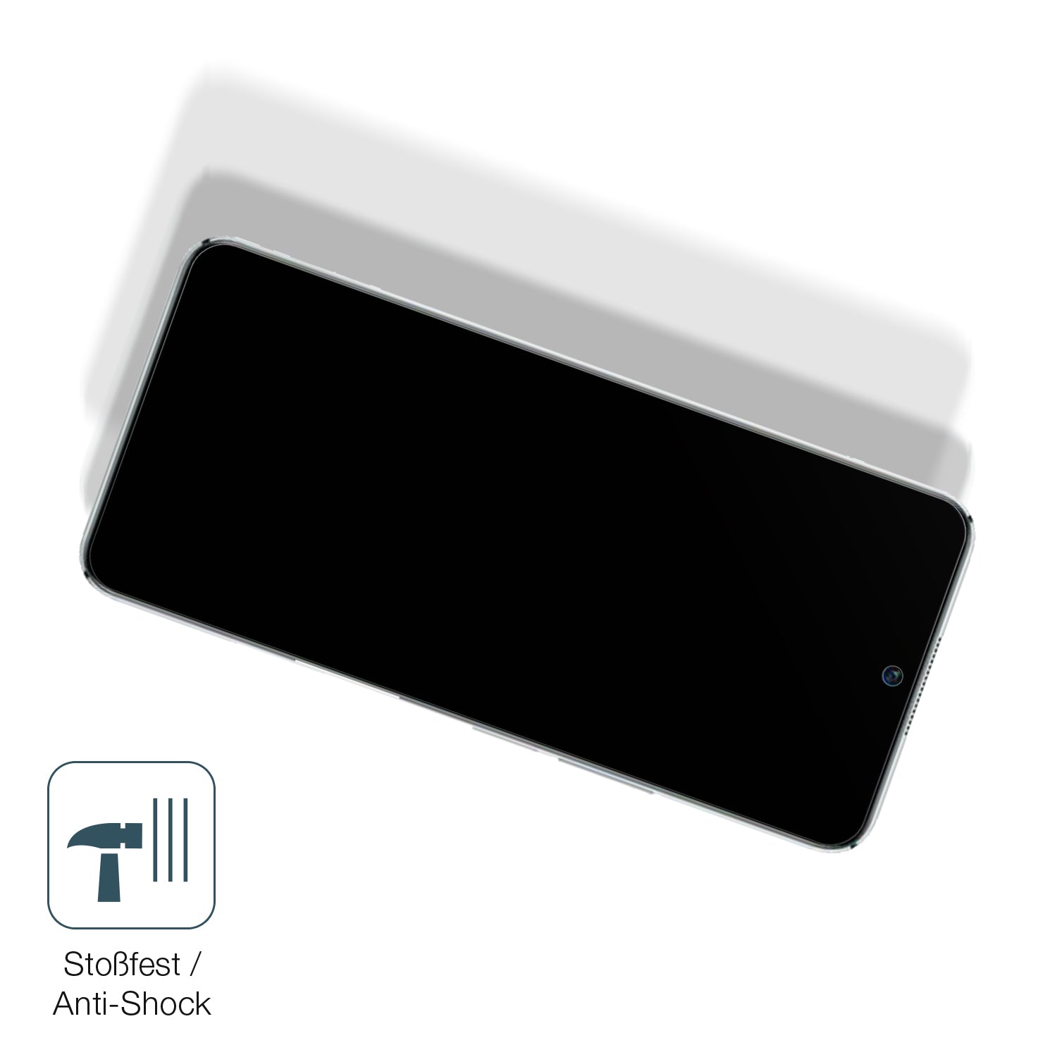 Schutz gegen Kratzer auf dem Honor Play6T Pro Glas durch Schlüssel, Stöße gegen die Tischkante oder Stürze