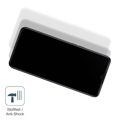 Schutz gegen Kratzer auf dem OPPO A77 5G Glas durch Schlüssel, Stöße gegen die Tischkante oder Stürze