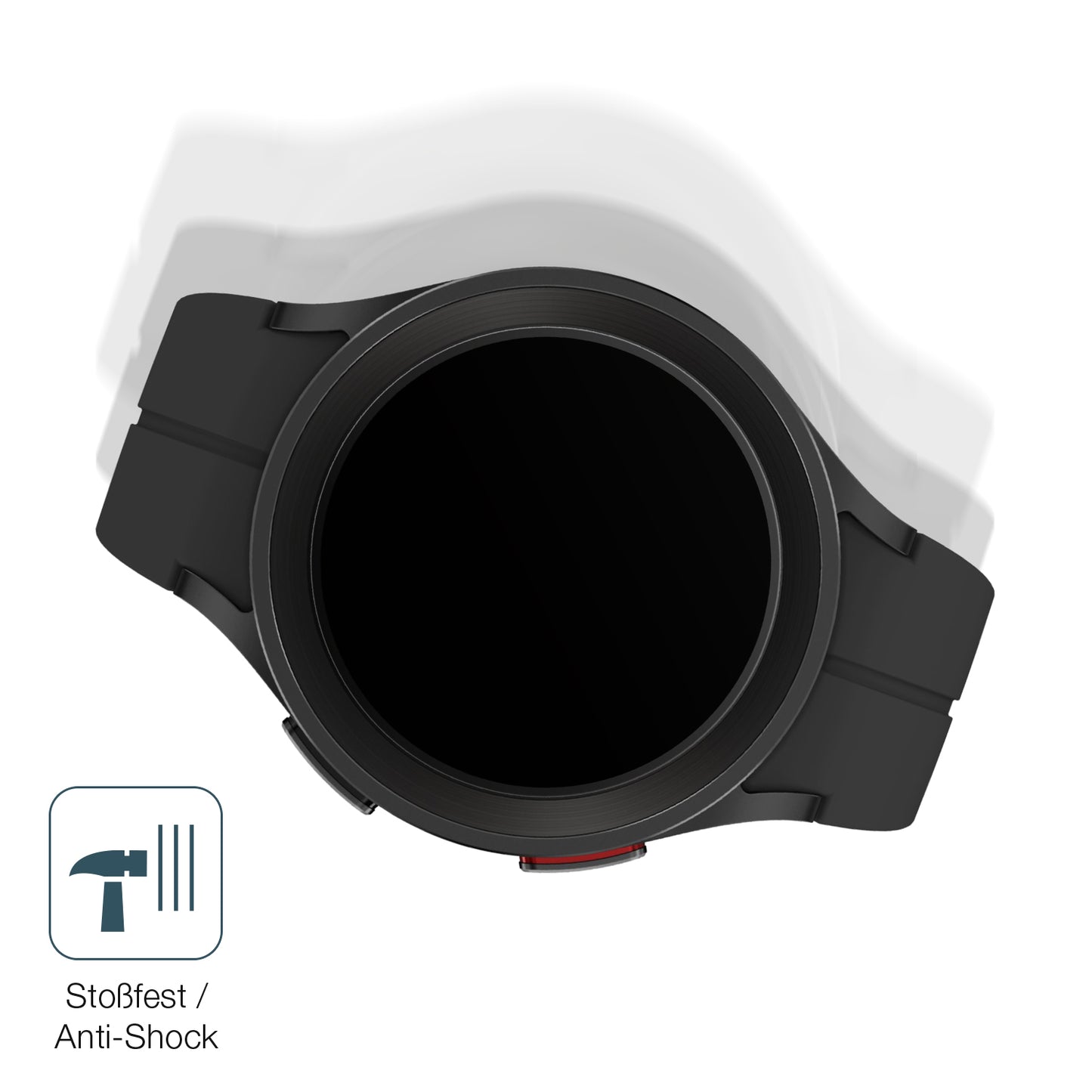 2x 9H Schutzfolie matt für Samsung Galaxy Watch 5 Pro Panzerfolie