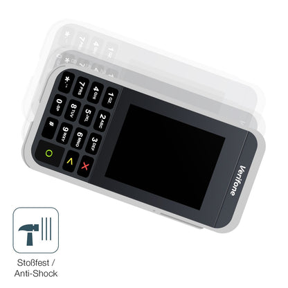 2x 9H Schutzfolie matt für Verifone e285 Panzerfolie