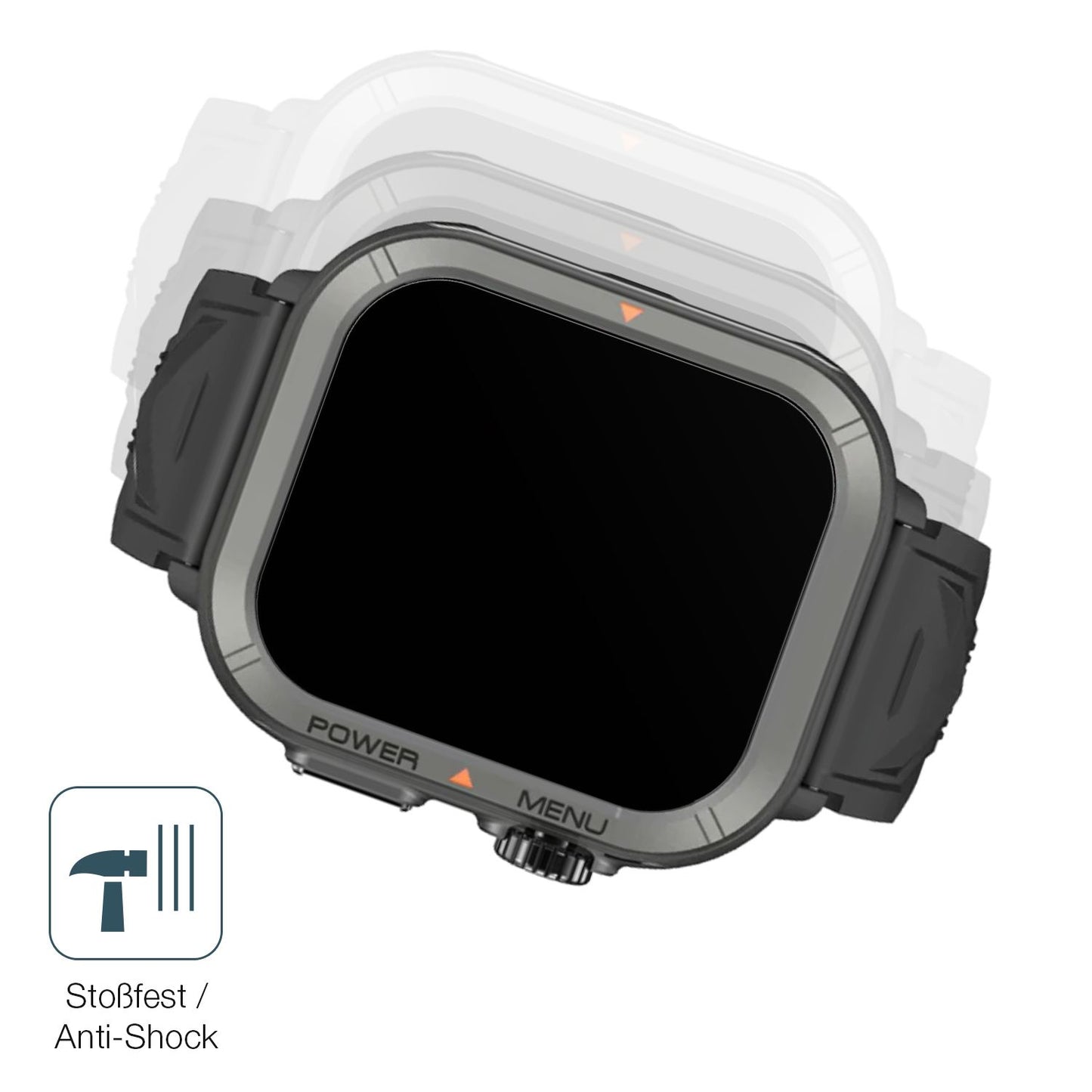 2x 9H Schutzfolie matt für Blackview W30 Smartwatch 1.91 Zoll Panzerfolie