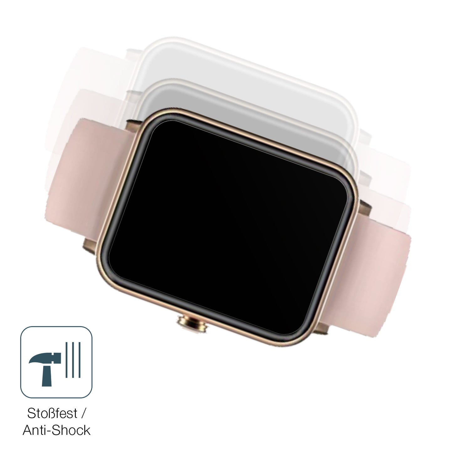 Schutz gegen Kratzer auf dem Noise Colorfit Pro 3 Glas durch Schlüssel, Stöße gegen die Tischkante oder Stürze