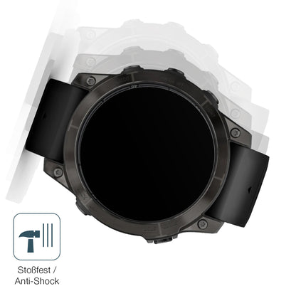 2x 9H Schutzfolie matt für Garmin Fenix 7 Pro 51mm Panzerfolie