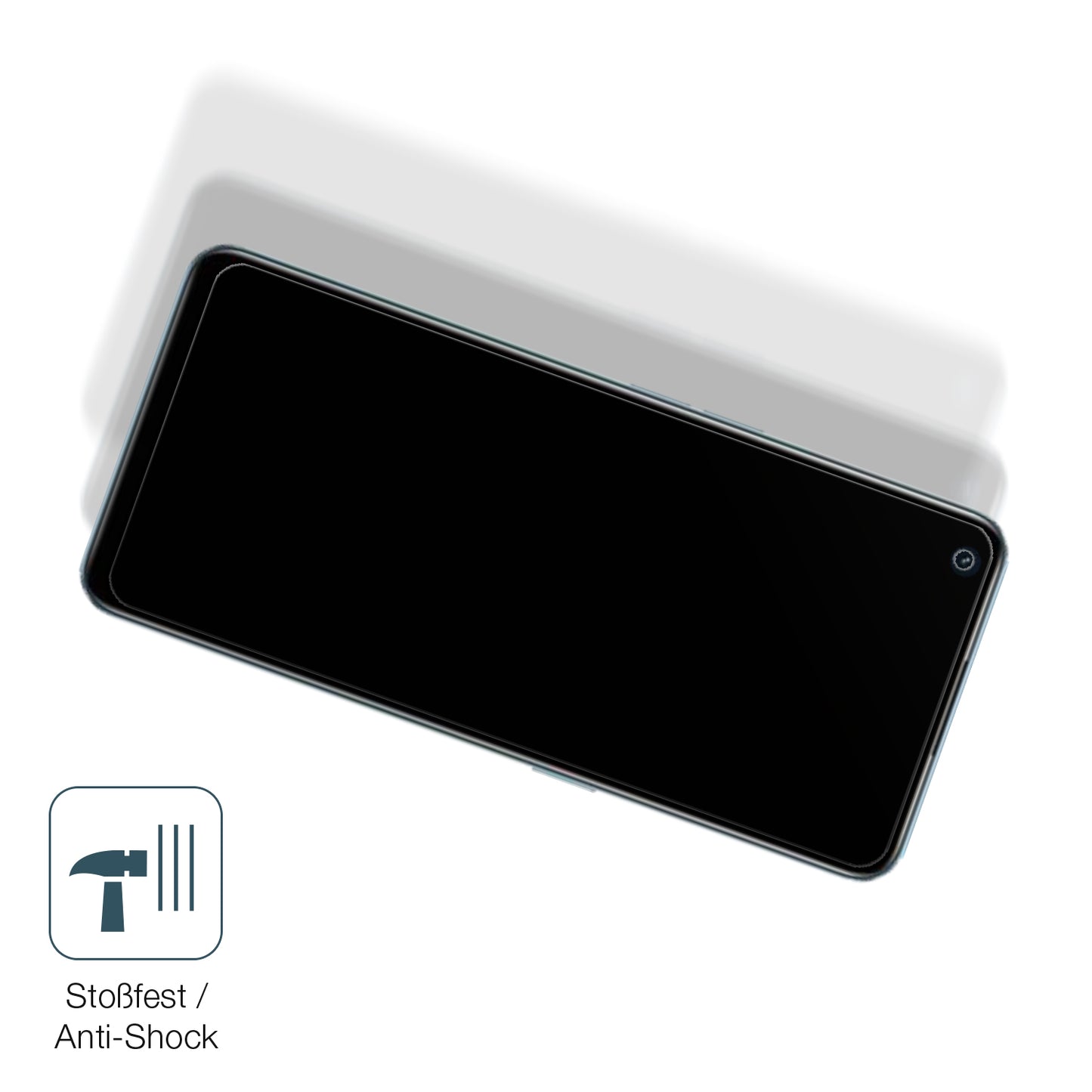 Schutz gegen Kratzer auf dem Realme 9 Pro Plus Glas durch Schlüssel, Stöße gegen die Tischkante oder Stürze